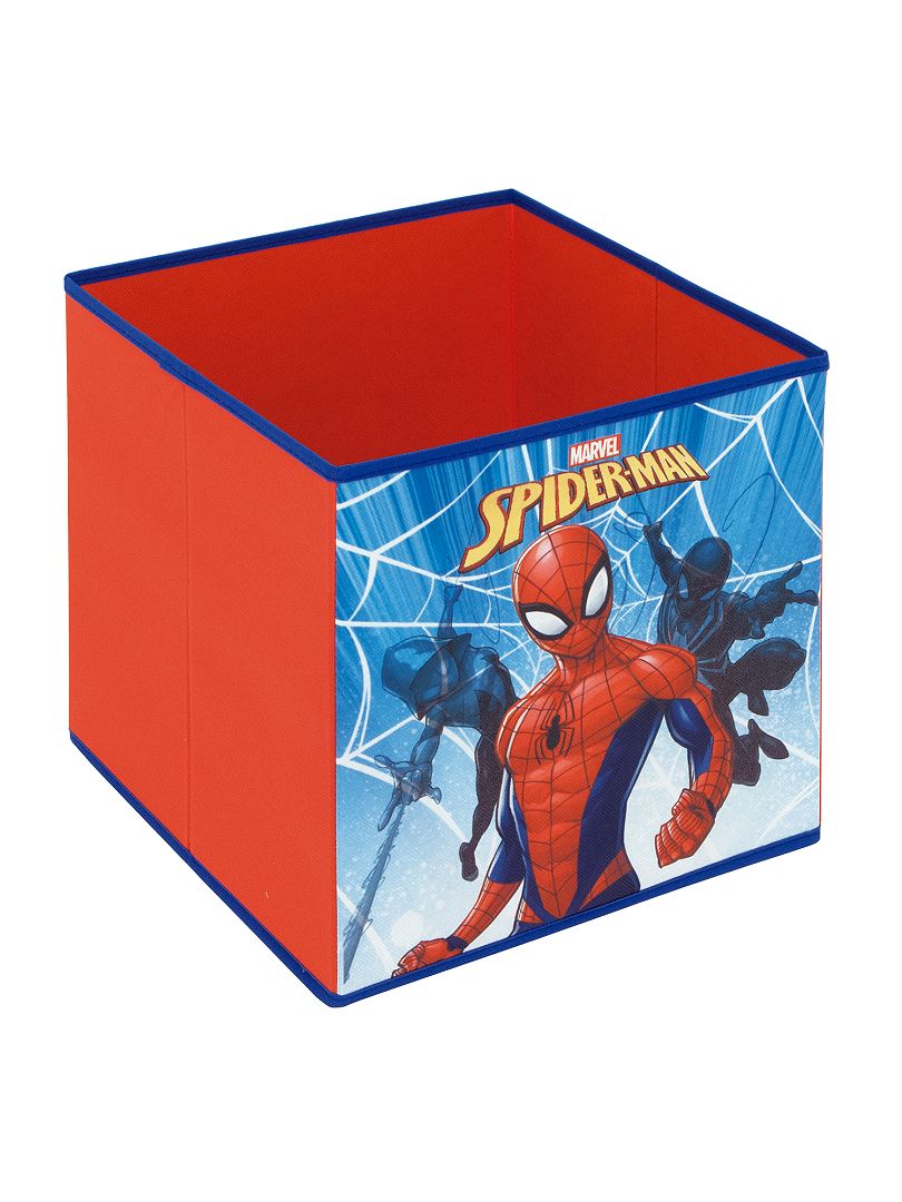 Cube de rangement 'Spider-Man' rouge - Kiabi