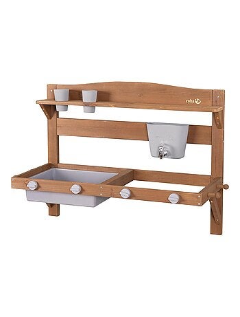 Cuisine d'extérieur à suspendre en bois FSC® + 2 gobelets ROBA