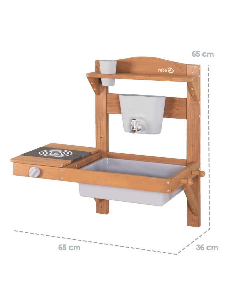 Cuisine d'extérieur à suspendre en bois FSC® + accessoires ROBA N/A - Kiabi