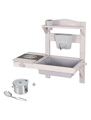 Cuisine d'extérieur à suspendre en bois FSC® + accessoires ROBA