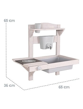 Cuisine d'extérieur à suspendre en bois FSC® + accessoires ROBA