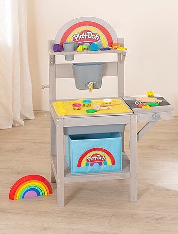 Cuisine d'extérieur avec kit de pâte à modeler + accessoires 'roba x Play-Doh'