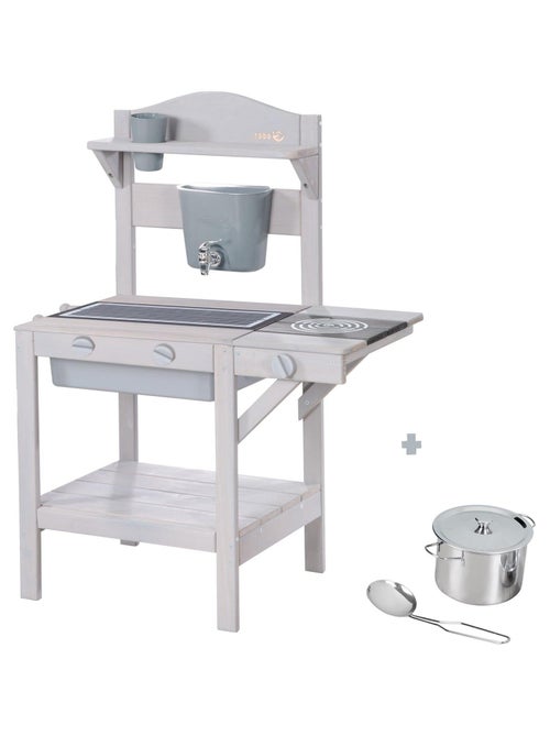 Cuisine d'extérieur en bois massif pour enfant + accessoires 'Outdoor+' ROBA - Kiabi