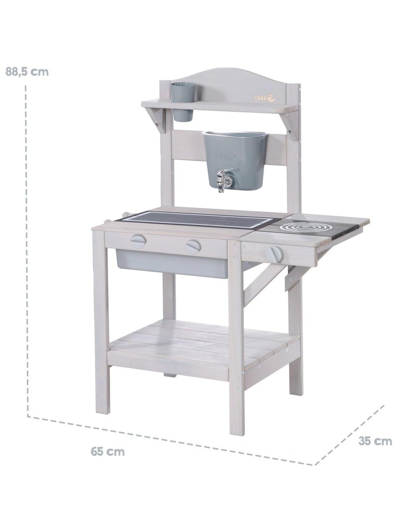 Cuisine d'extérieur en bois massif pour enfant + accessoires 'Outdoor+' ROBA N/A - Kiabi