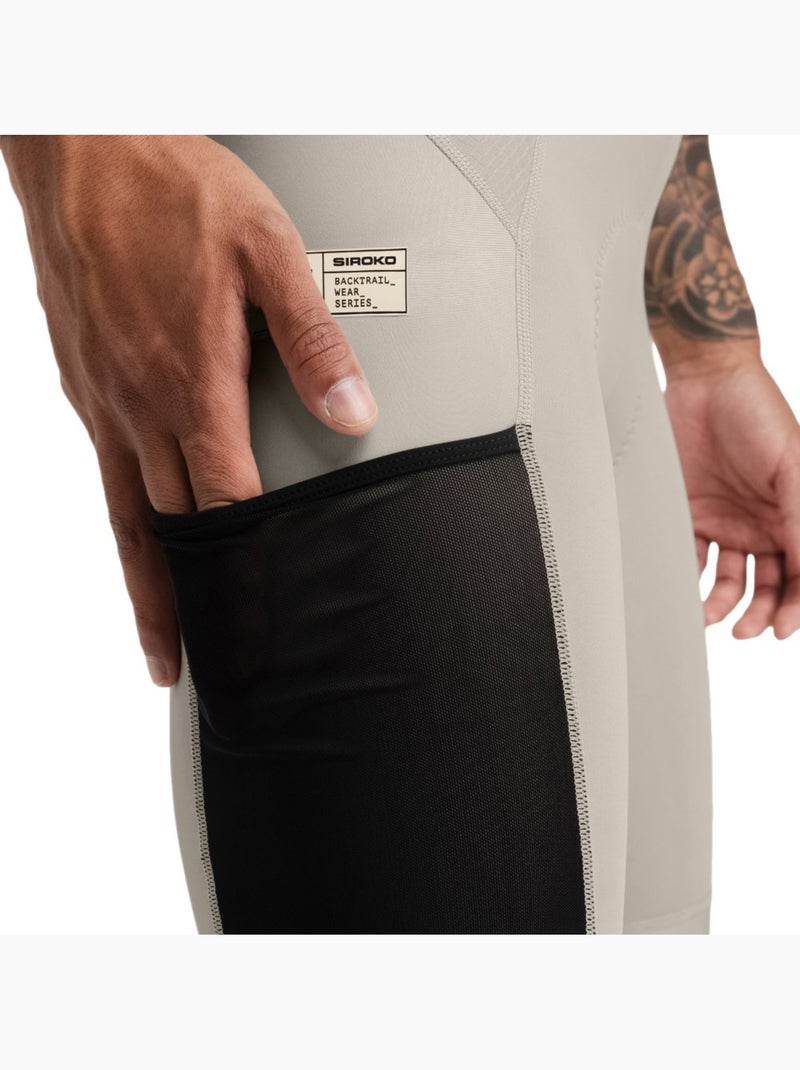 Cuissard cyclisme gravel homme cyclisme homme rocket Beige - Kiabi