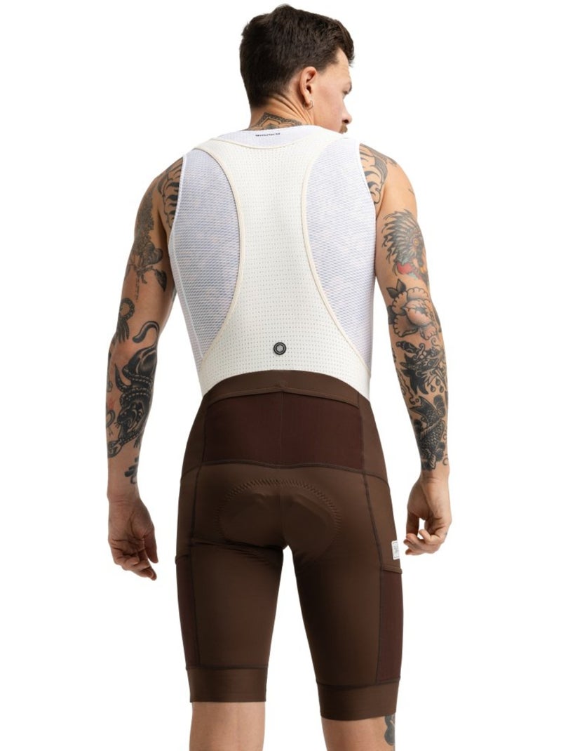 Cuissard cyclisme gravel homme cyclisme homme rugged Marron - Kiabi
