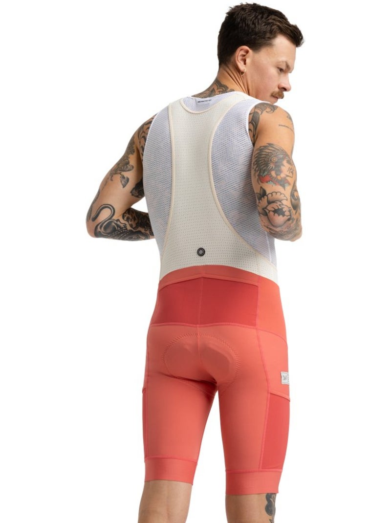 Cuissard cyclisme gravel homme cyclisme homme rugged tile Rouge - Kiabi