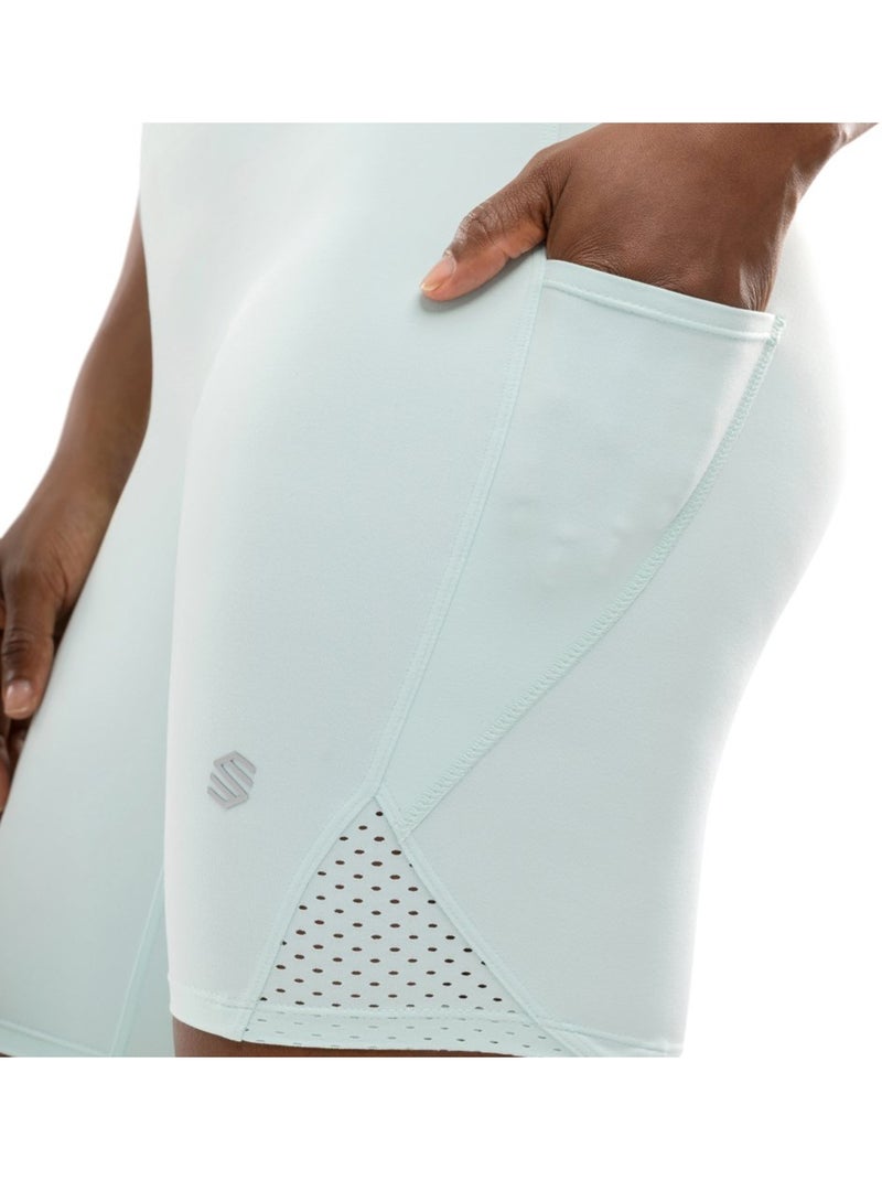Cuissard de running femme fitness femme thames mint Vert - Kiabi