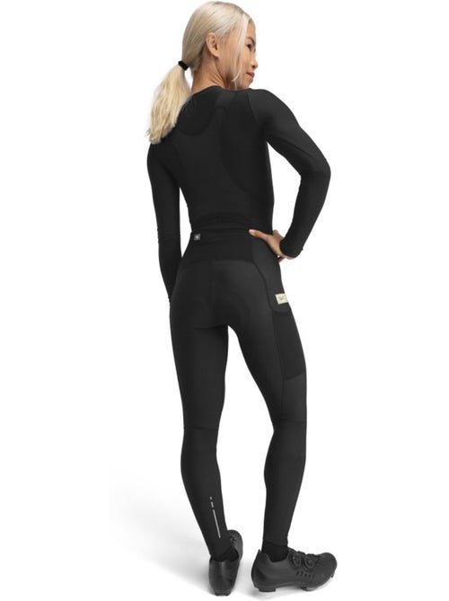 Cuissard long thermique cyclisme gravel femme cyclisme femme delta - Kiabi