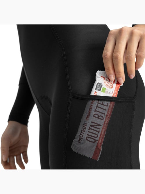Cuissard long thermique cyclisme gravel femme cyclisme femme delta - Kiabi