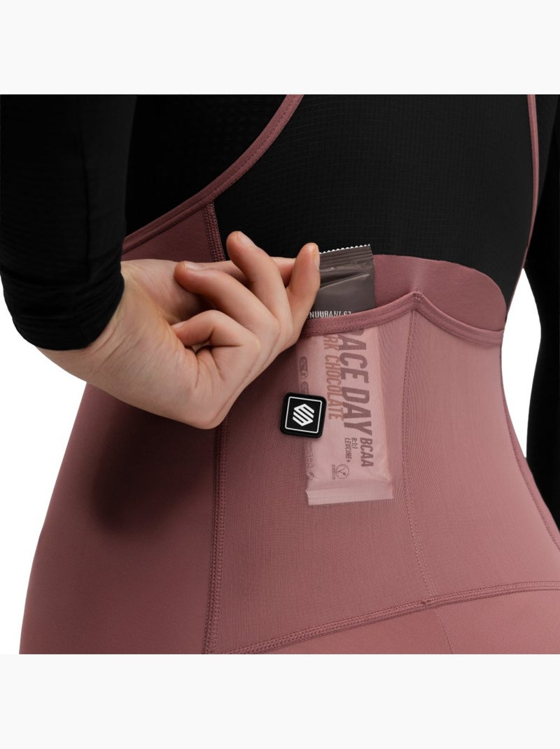 Cuissard long thermique cyclisme gravel femme cyclisme femme delta-w Marron - Kiabi