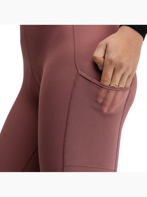 Cuissard long thermique cyclisme gravel femme cyclisme femme delta-w - Kiabi