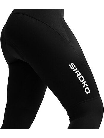 Cuissard long vélo avec peau femme cyclisme femme core lookout
