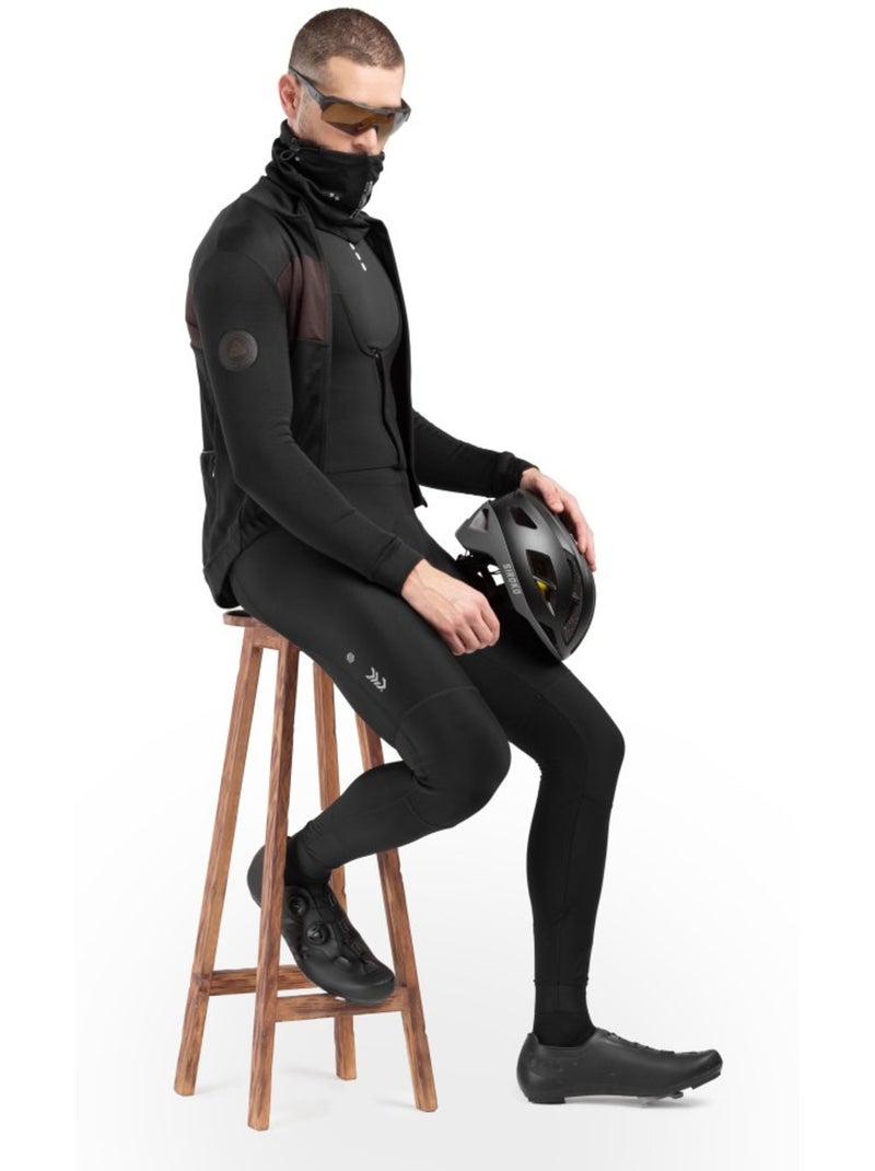 Cuissard long vélo d’hiver homme cyclisme homme dw troms Noir - Kiabi