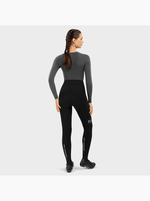 Cuissard long vélo thermique avec peau femme cyclisme femme core agility - Kiabi
