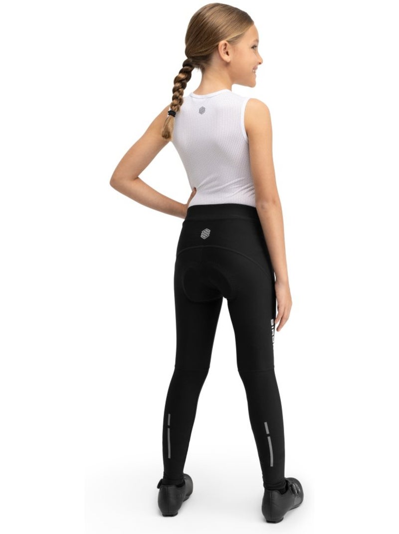 Cuissard long vélo thermique avec peau fille cyclisme enfants k-core-g backflip Noir - Kiabi