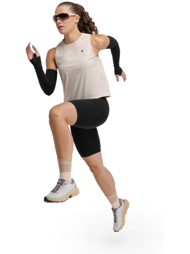 Cuissard trail running femme randonnée femme west Noir - Kiabi