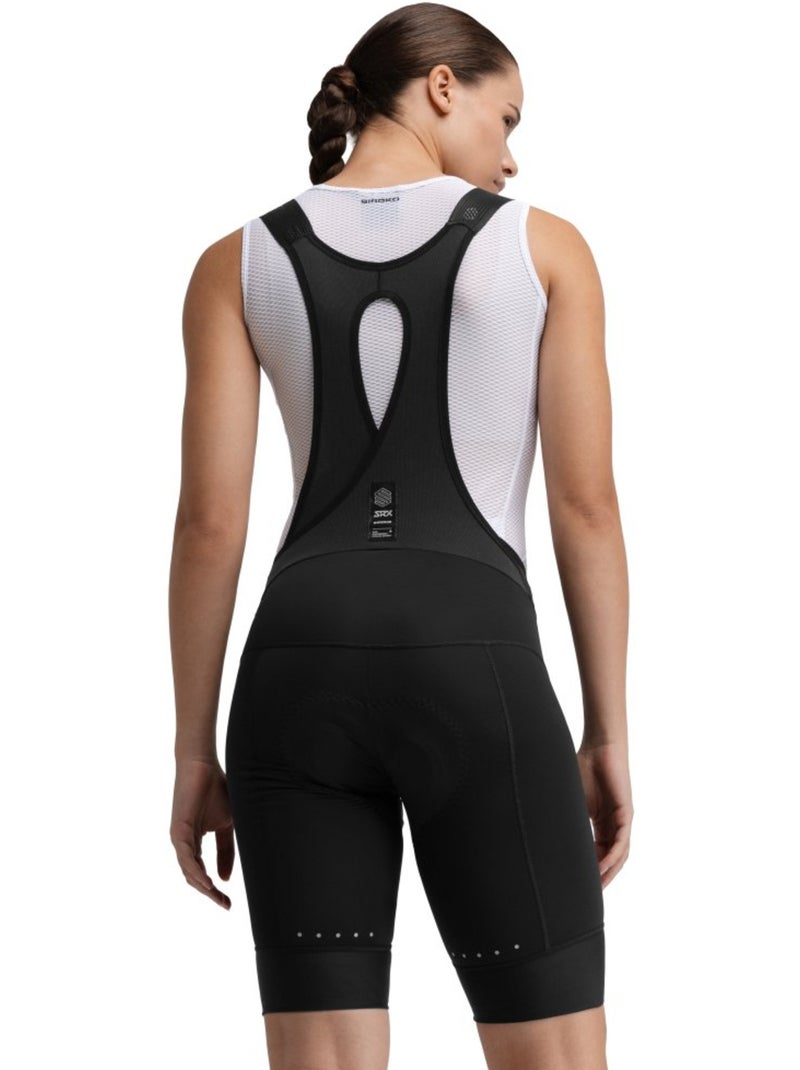 Cuissard vélo court biodégradable femme cyclisme femme srx fusion Noir - Kiabi