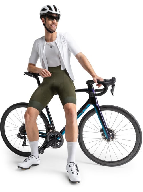 Cuissard vélo court en tissu recyclé homme cyclisme homme basil - Kiabi