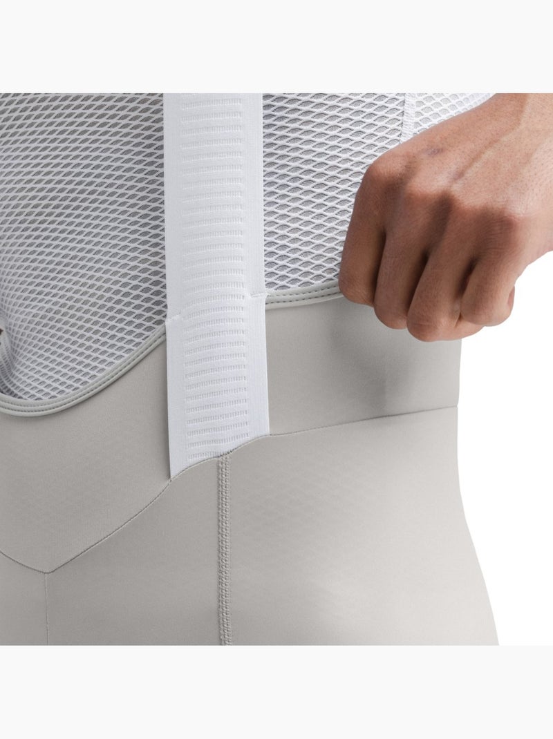 Cuissard vélo court en tissu recyclé homme cyclisme homme mount lemmon Blanc Gris - Kiabi