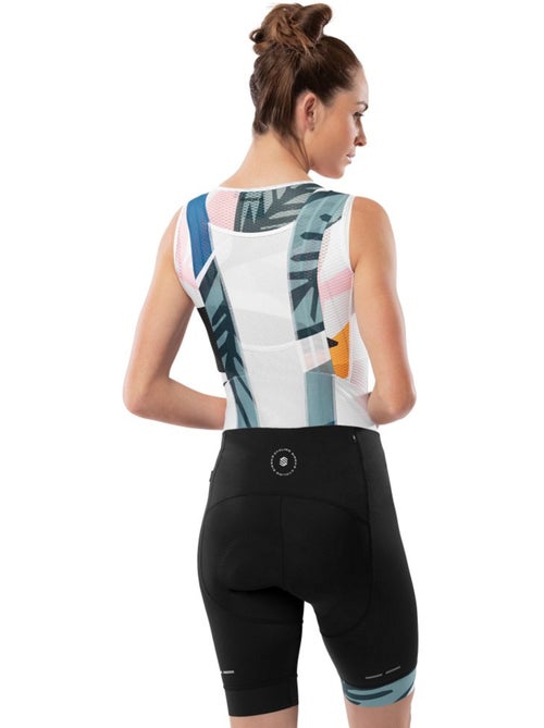 Cuissard vélo court femme cyclisme femme bx jungle - Kiabi