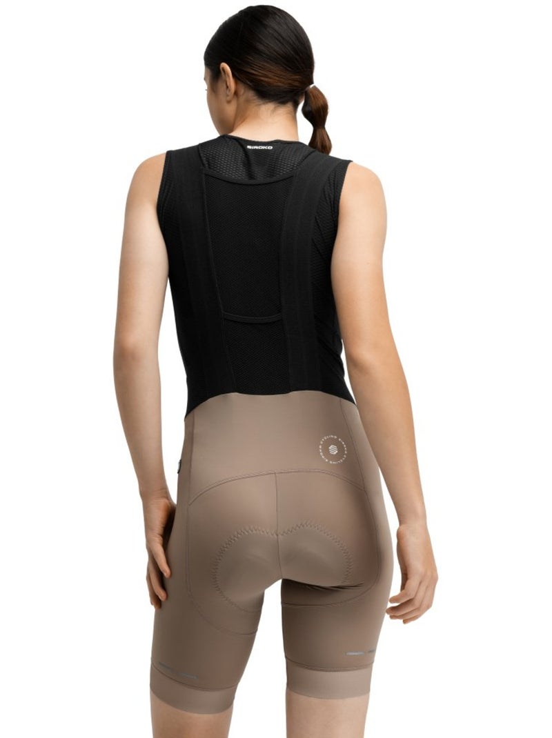 Cuissard vélo court femme cyclisme femme bx-w tsecore Marron - Kiabi