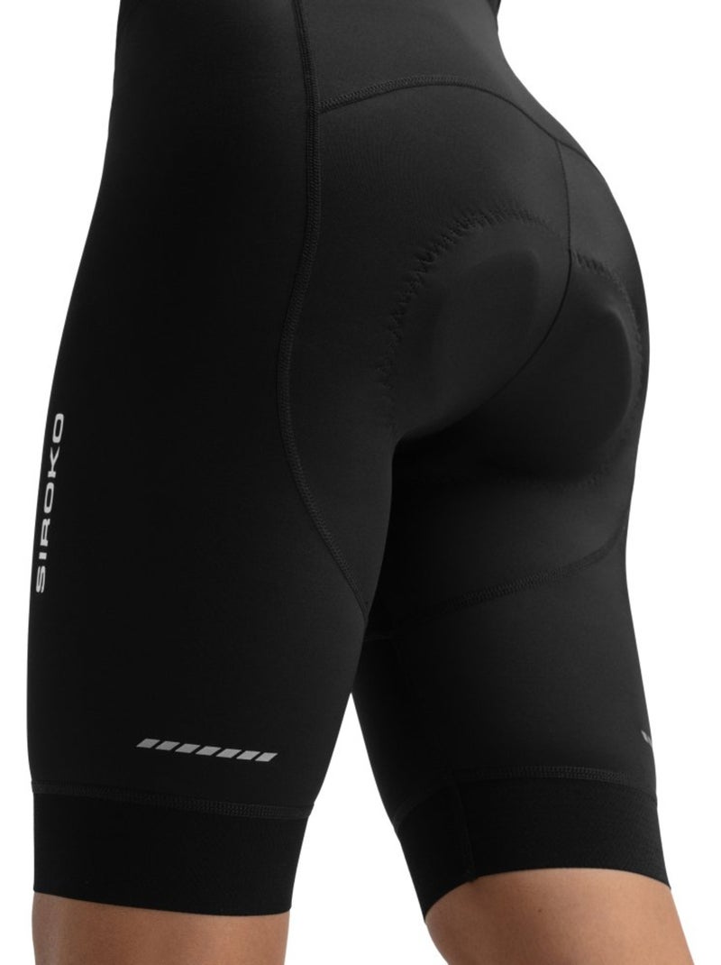Cuissard vélo court femme cyclisme femme kaufmann Noir - Kiabi