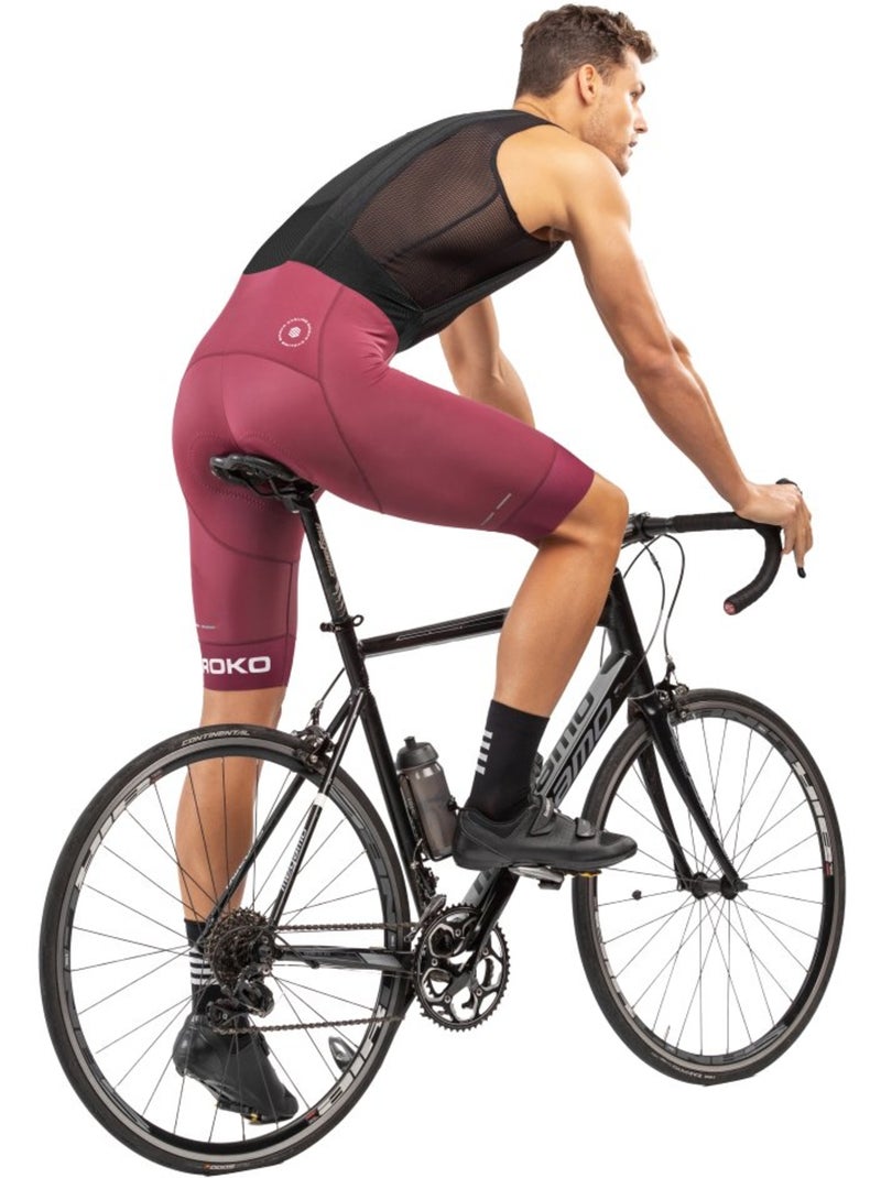 Cuissard vélo court homme cyclisme homme bx bionaz Rouge brique - Kiabi