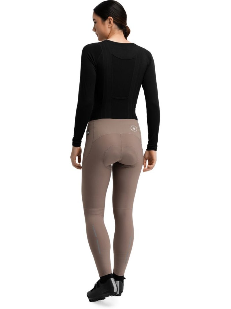 Cuissard vélo long femme cyclisme femme bx-w pantaleon Marron - Kiabi