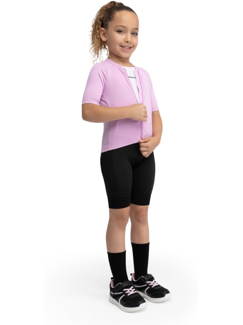 Cuissard vélo sans bretelles fille cyclisme enfants k-core racing Noir - Kiabi