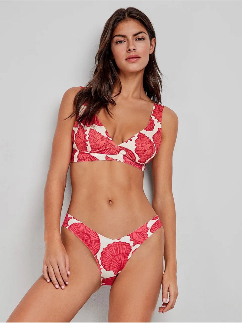 Culotte bikini brésilien coupe v Multicolore - Kiabi