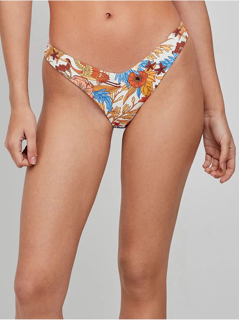 Culotte bikini brésilien coupe v Multicolore - Kiabi
