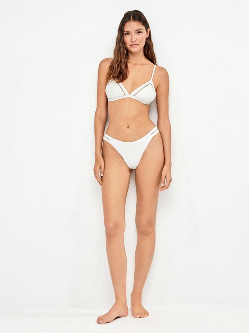 Culotte bikini brésilien découpé - Kiabi