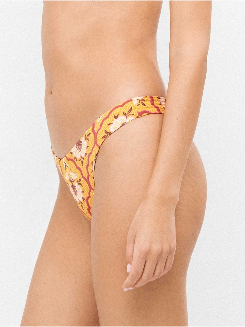 Culotte bikini brésilien et réversible Multicolore - Kiabi