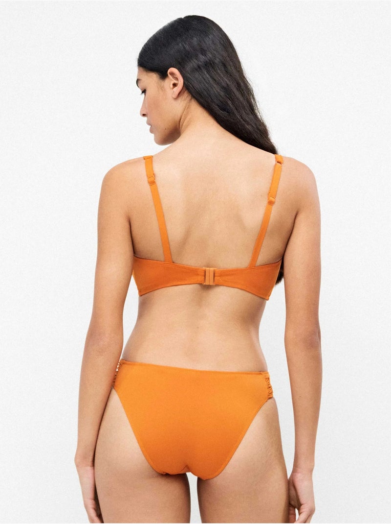 Culotte bikini classique Orange - Kiabi
