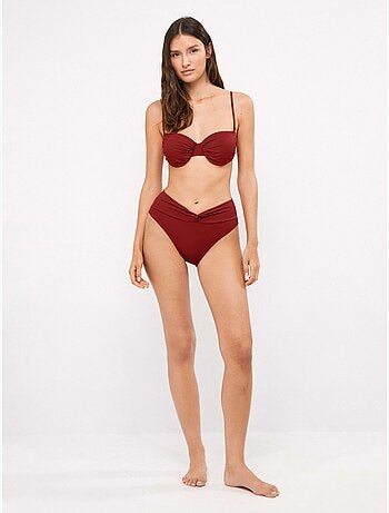 Culotte bikini haut noué
