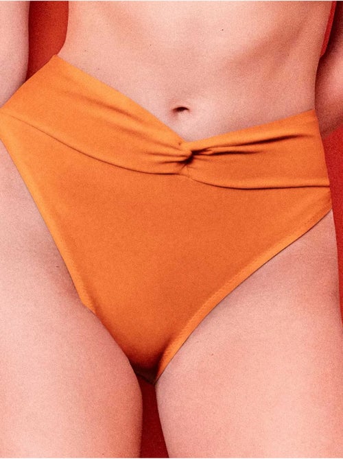 Culotte bikini haut noué - Kiabi