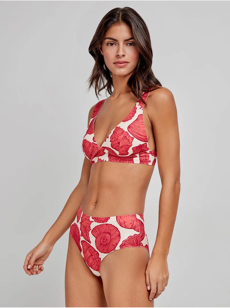 Culotte bikini haute Multicolore - Kiabi