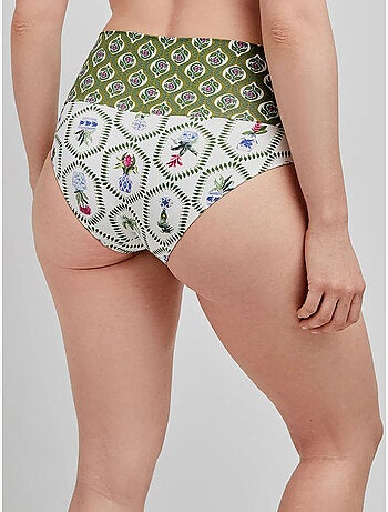 Culotte bikini multiposition imprimé