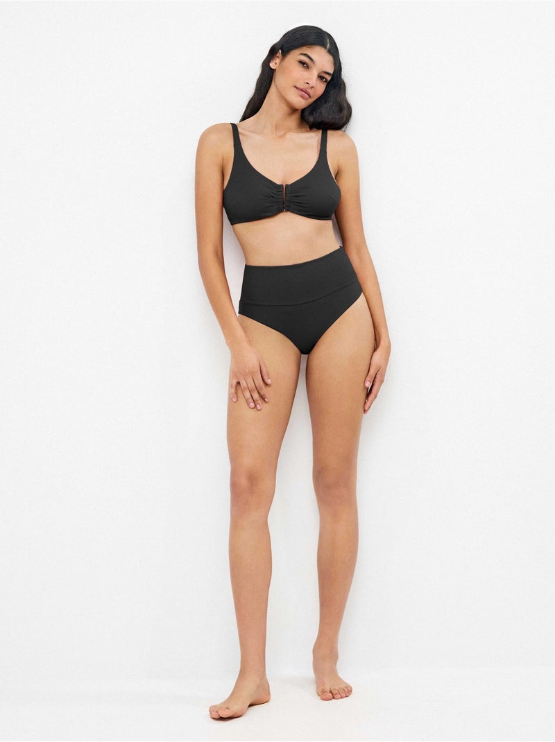 Culotte bikini multiposition Noir - Kiabi