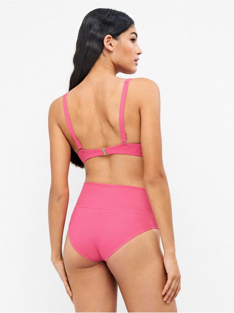 Culotte bikini multiposition Rose - Kiabi