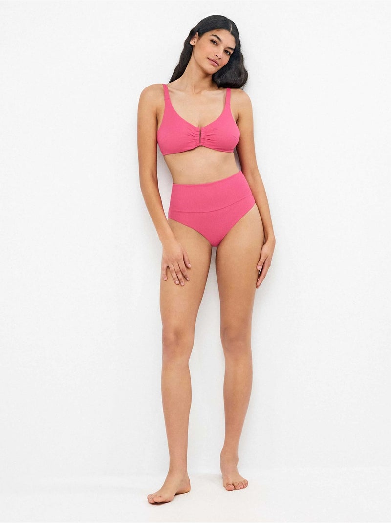 Culotte bikini multiposition Rose - Kiabi