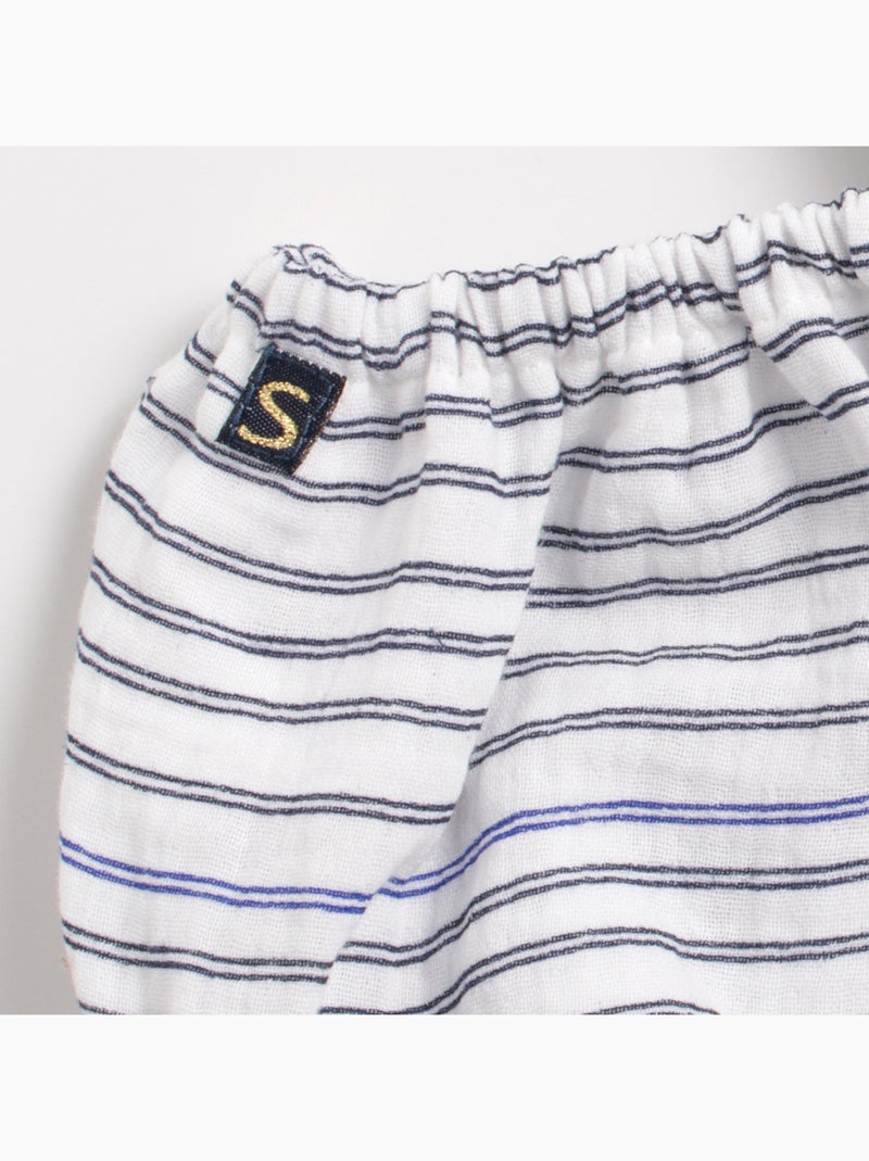 Culotte bloomer bébé en coton lot de 2 - sauthon Bleu Blanc - Kiabi
