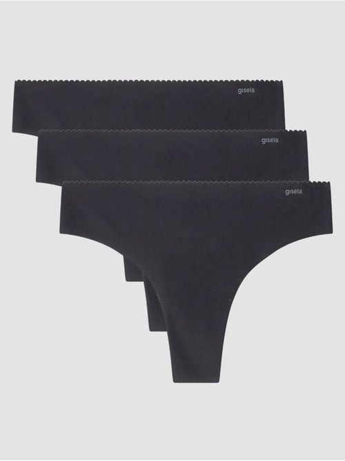 Culotte brésilienne invisible en microfibre - Kiabi
