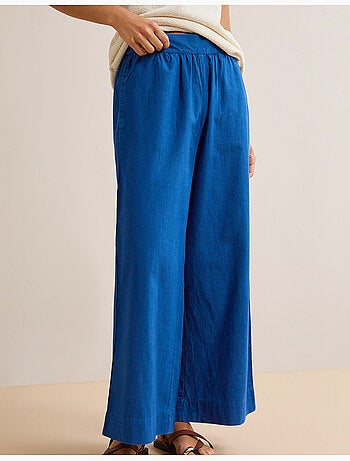 Culotte broek met linnen, MO Fashion