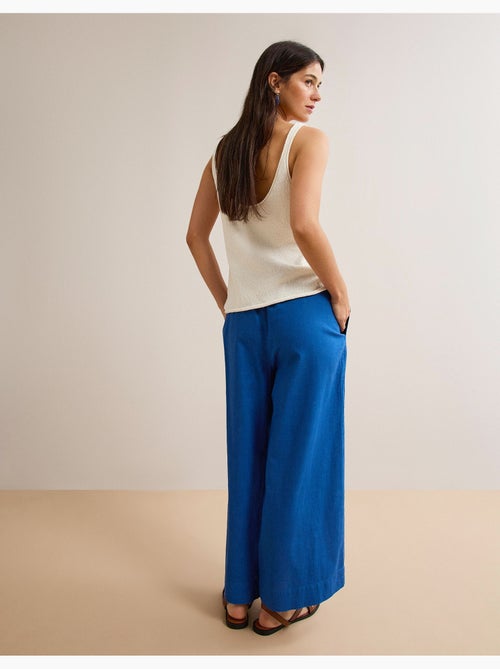 Culotte broek met linnen, MO Fashion - Kiabi