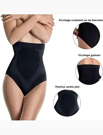Culotte Ceinture Gainante avec Actifs Minceur