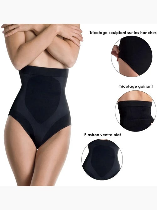 Culotte Ceinture Gainante avec Actifs Minceur - Kiabi Culotte Ceinture Gainante avec Actifs Minceur - Kiabi