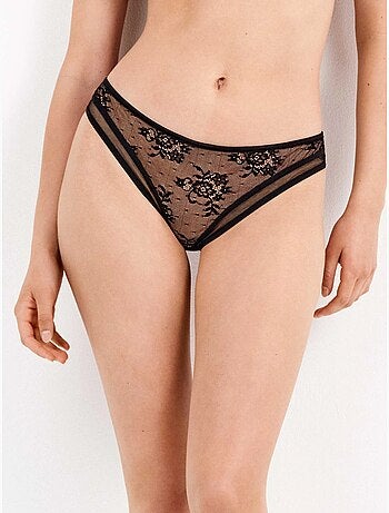 Culotte classique en dentelle all-over