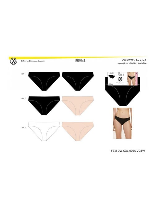 Culotte CXL By LACROIX - Pack de 6 - Kiabi Culotte CXL By LACROIX - Pack de 6 - Kiabi